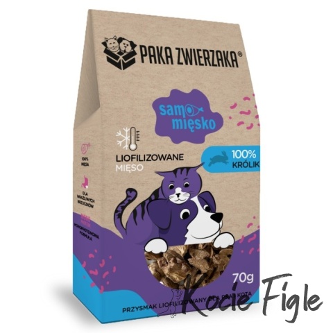 Paka Zwierzaka - Samo Mięsko - Królik - 70g