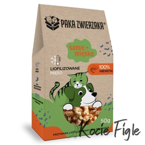 Paka Zwierzaka - Samo Mięsko - Krewetki - 50g