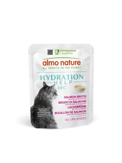 Almo nature - HFC Hydration Help - Bulion i Filet z Łososia - 50g