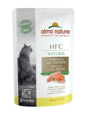Almo nature - HFC Natural - Kurczak i Łosoś - 55g