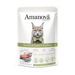 Amanova - Jagnięcina i Sardynki - Saszetka 85g