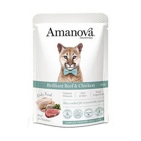 Amanova - Wołowina i Kurczak - Saszetka 85g