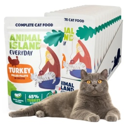 Animal Island - Indyk - 12x 85g - Everyday 12pak + Talerzyk