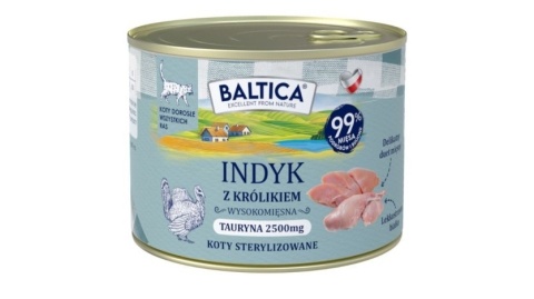 Baltica - Smaki Regionów - Indyk z królikiem - 185g