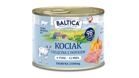 Baltica - Smaki Regionów - Junior - Cielęcina z indykiem - 185g