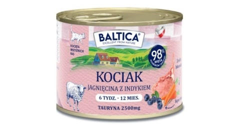 Baltica - Smaki Regionów - Junior - Jagnięcina z indykiem - 185g
