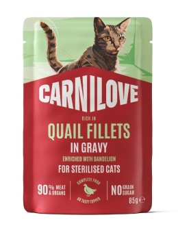 Carnilove - Gravy - Przepiórka - 85g