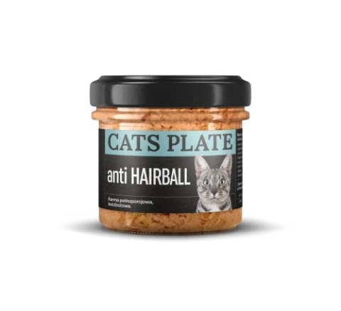 Cats Plate - Kaczka - Anti-Hairball - 100g