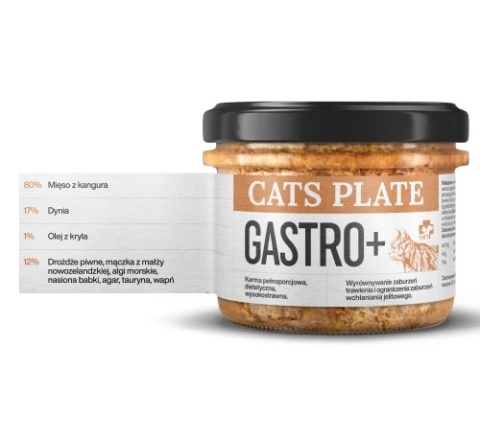 Cats Plate - Kangur - Vet Gastro+ - 180g