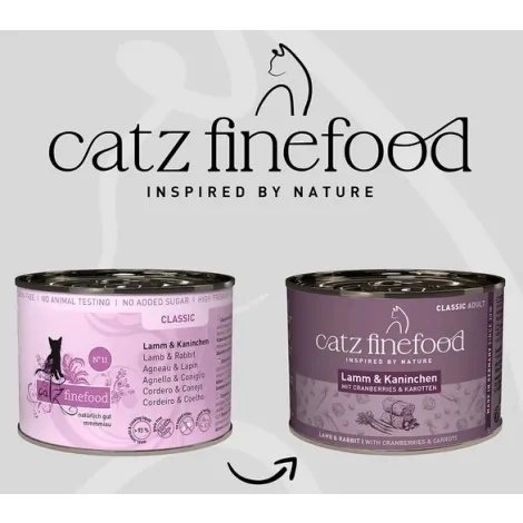 Catz Finefood - Classic N.11 - Jagnięcina i Królik 200g