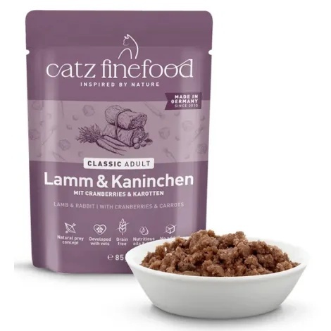 Catz Finefood - Classic N.11 - Jagnięcina i Królik - 85g