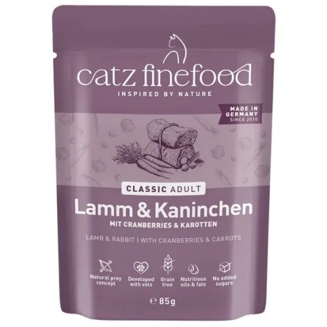 Catz Finefood - Classic N.11 - Jagnięcina i Królik - 85g