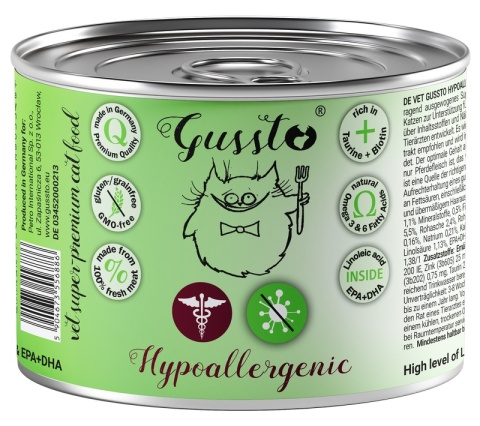 Gussto - Hypoallergenic - Konina - 200g