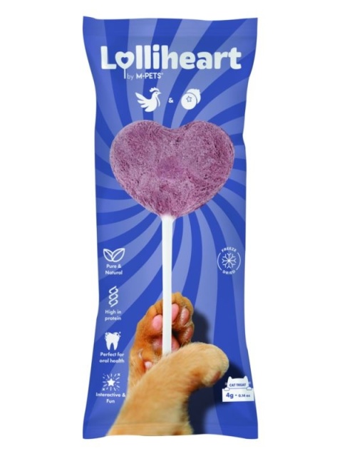 M-Pets - Liofilizowany Lizak dla Kota - Kurczak i Borówka - 4g