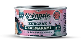 Łapsie - Kurczak z kalmarami w Bulionie - 80g