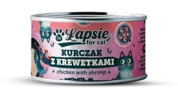 Łapsie - Kurczak z krewetkami w Bulionie - 80g
