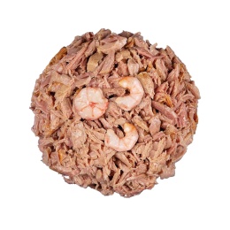 Łapsie - Tuńczyk z krewetkami w Bulionie - 80g