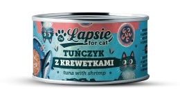 Łapsie - Tuńczyk z krewetkami w Bulionie - 80g