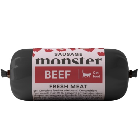 Monster - Kiełbaska - Wołowina - 80g