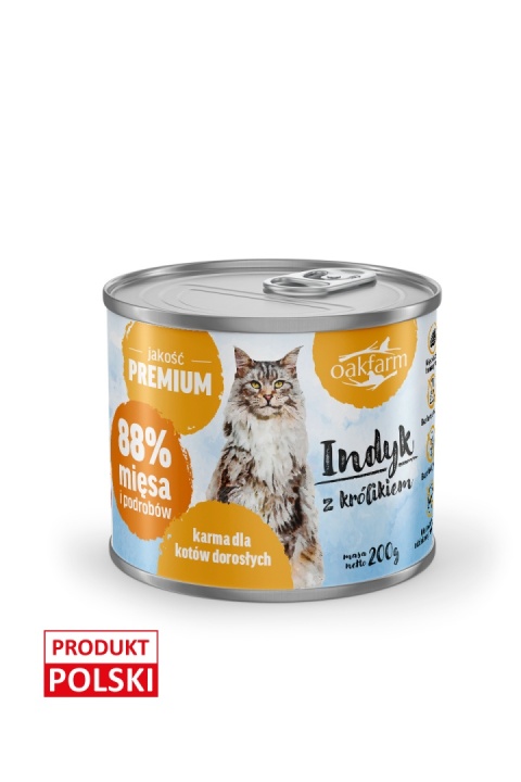 Oakfarm - Indyk z Królikiem - 200g