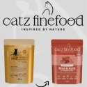 Catz Finefood Classic Wołowina z Cielęciną 85 g - mokra karma dla dorosłych kotów w saszetce - zmiana