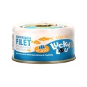 Lucky Lou Extrafood Makrela i dorada w galaretce 70 g - mokra karma uzupełniająca z filetami rybnymi w puszce - front